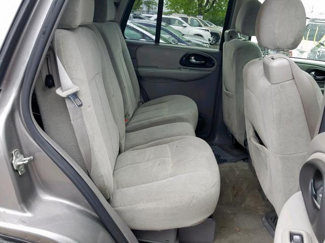 1GNDS13S152285308 - 2005 CHEVROLET TRAILBLAZE TAN photo 6