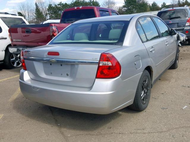1G1ZS58F67F155613 - 2007 CHEVROLET MALIBU LS 银色 照片 4