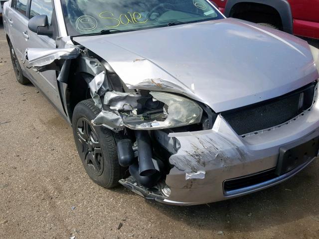 1G1ZS58F67F155613 - 2007 CHEVROLET MALIBU LS 银色 照片 9