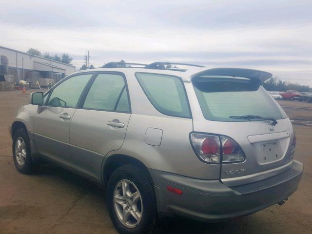 JTJHF10U120267092 - 2002 LEXUS RX 300 SILVER photo 3