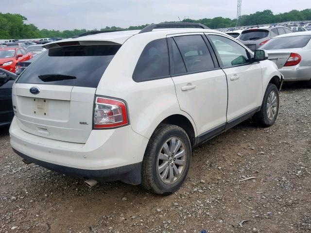 2FMDK3JC5ABA37322 - 2010 FORD EDGE SEL WHITE photo 4