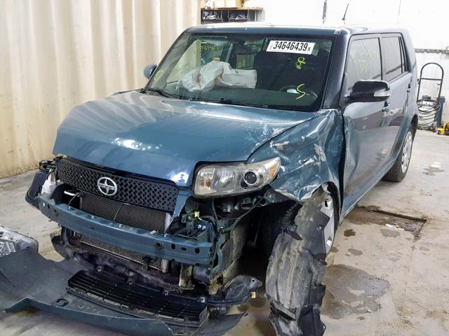 JTLKE50E181026071 - 2008 TOYOTA SCION XB 蓝色 照片 2