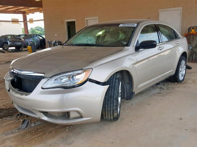 1C3CCBBB4DN593566 - 2013 CHRYSLER 200 GOLD photo 2