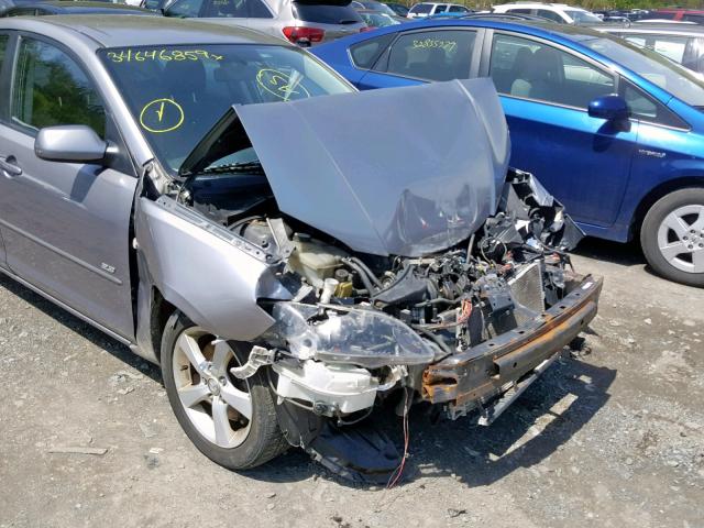 JM1BK123951227611 - 2005 MAZDA 3 S GRAY photo 9