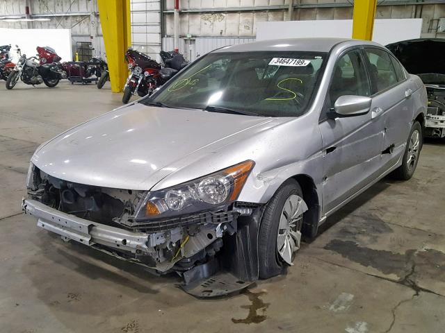 1HGCP2F38BA032716 - 2011 HONDA ACCORD LX SILVER photo 2