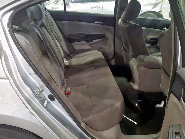 1HGCP2F38BA032716 - 2011 HONDA ACCORD LX SILVER photo 6