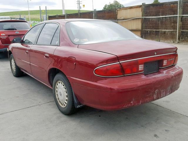 2G4WS52J751118643 - 2005 BUICK CENTURY CU MAROON photo 3