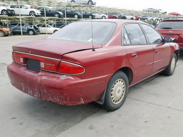 2G4WS52J751118643 - 2005 BUICK CENTURY CU MAROON photo 4