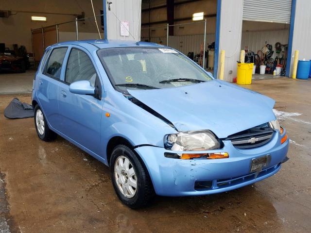 KL1TJ626X4B277481 - 2004 CHEVROLET AVEO LS BLUE photo 1