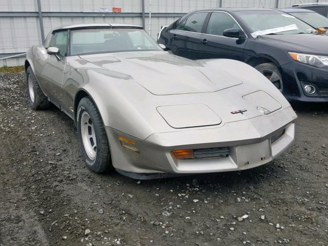 1G1AY8766BS428483 - 1981 CHEVROLET CORVETTE SILVER photo 1