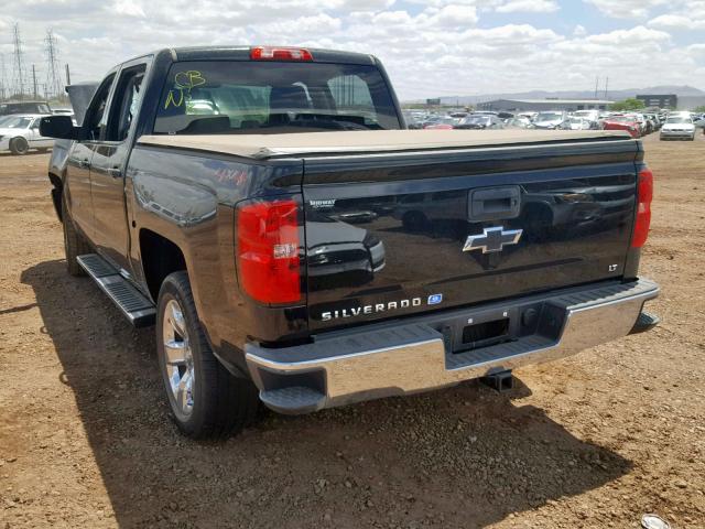 3GCUKRER7JG361617 - 2018 CHEVROLET SILVERADO BLACK photo 3