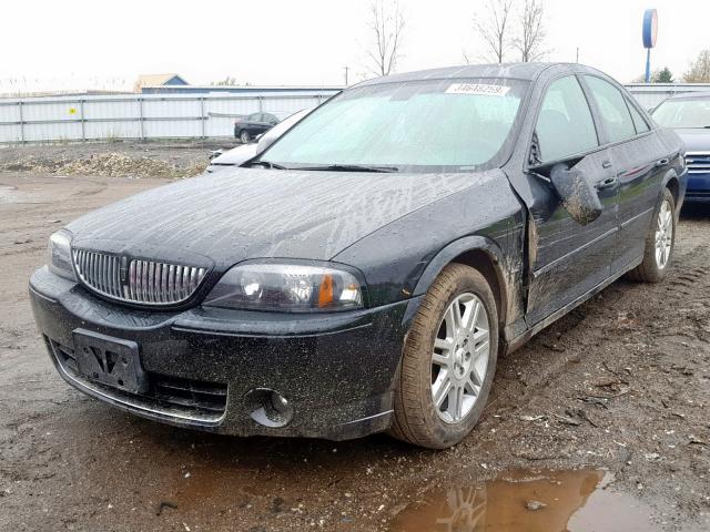 1LNHM87A44Y651736 - 2004 LINCOLN LS BLACK photo 2