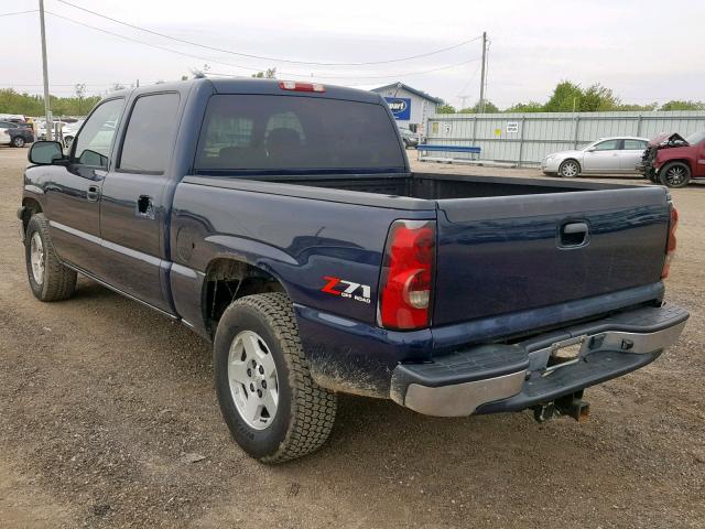 2GCEK13T251112919 - 2005 CHEVROLET SILVERADO BLUE photo 3