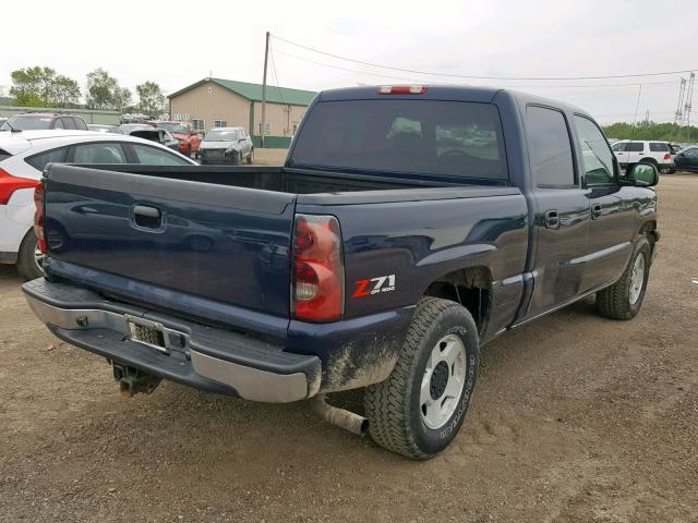 2GCEK13T251112919 - 2005 CHEVROLET SILVERADO BLUE photo 4