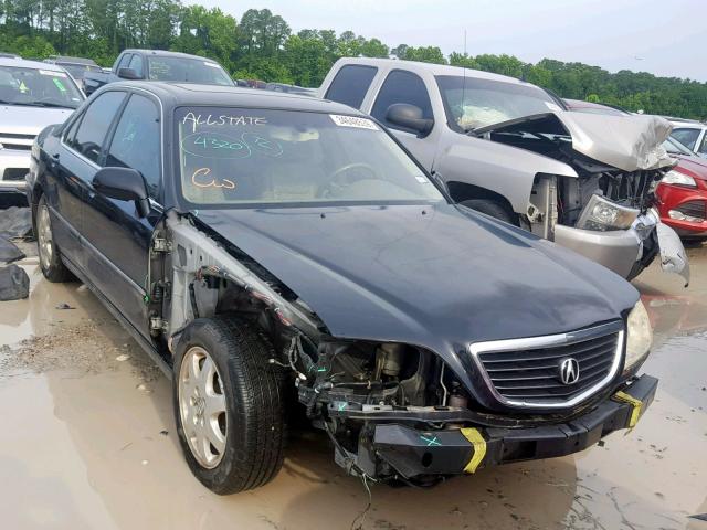 JH4KA96592C010264 - 2002 ACURA 3.5RL BLACK photo 1