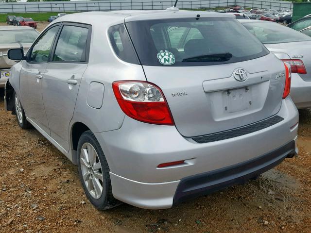 2T1KU4EE2AC322154 - 2010 TOYOTA COROLLA MA SILVER photo 3