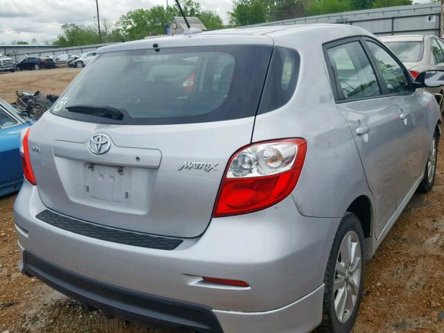 2T1KU4EE2AC322154 - 2010 TOYOTA COROLLA MA SILVER photo 4