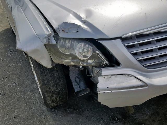 2C8GF78475R602824 - 2005 CHRYSLER PACIFICA L SILVER photo 9