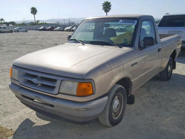 1FTCR10A7VUC43757 - 1997 FORD RANGER BROWN photo 2