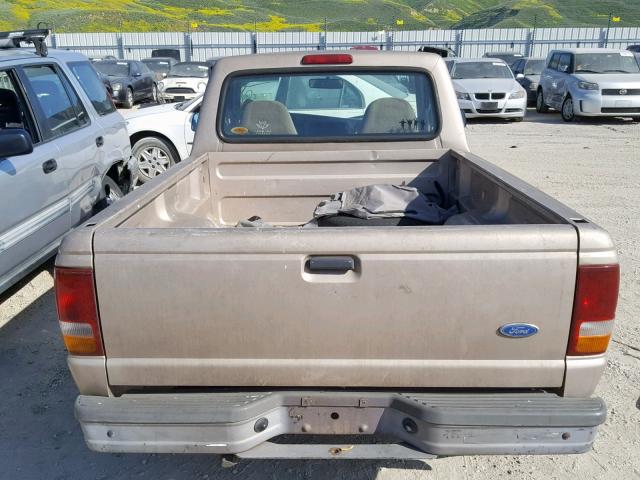 1FTCR10A7VUC43757 - 1997 FORD RANGER BROWN photo 9