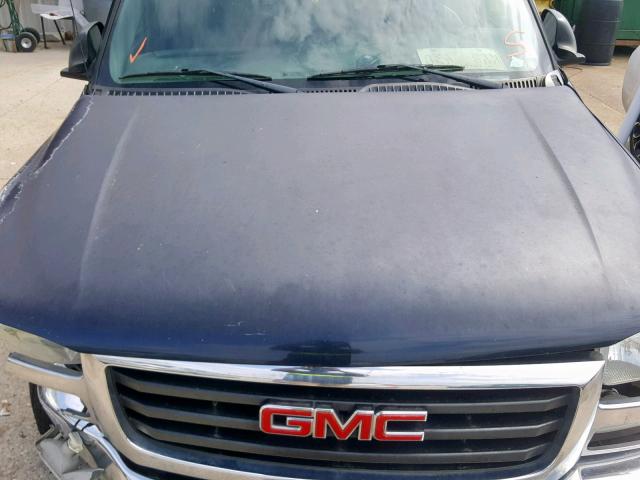 1GTEC14X35Z117777 - 2005 GMC NEW SIERRA BLUE photo 7