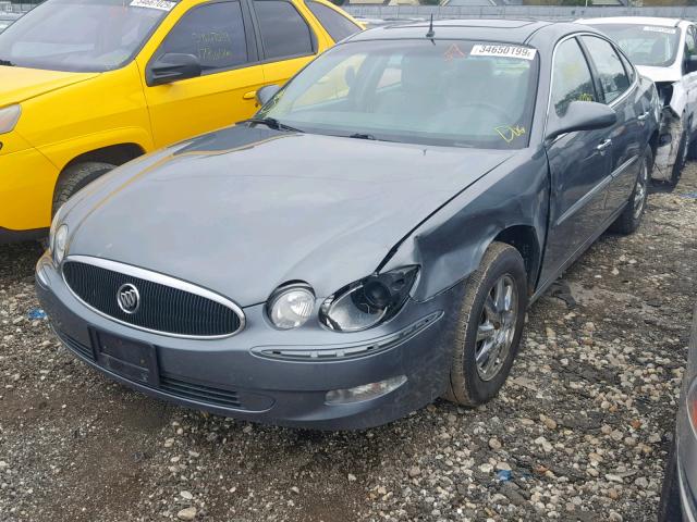 2G4WD532251220045 - 2005 BUICK LACROSSE C GRAY photo 2