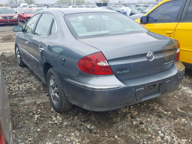 2G4WD532251220045 - 2005 BUICK LACROSSE C GRAY photo 3