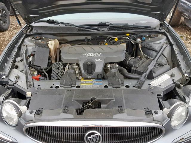 2G4WD532251220045 - 2005 BUICK LACROSSE C GRAY photo 7