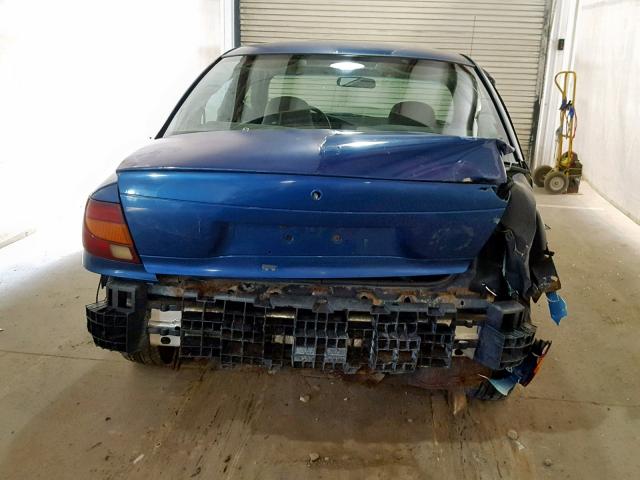 1G8ZH52821Z203124 - 2001 SATURN SL1 BLUE photo 9