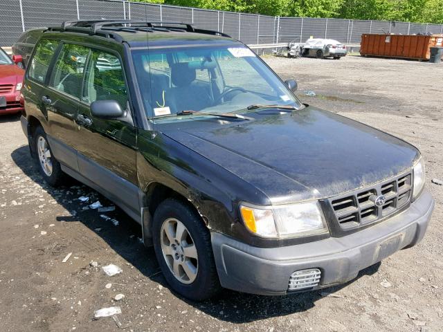 JF1SF6359XG701418 - 1999 SUBARU FORESTER L BLACK photo 1