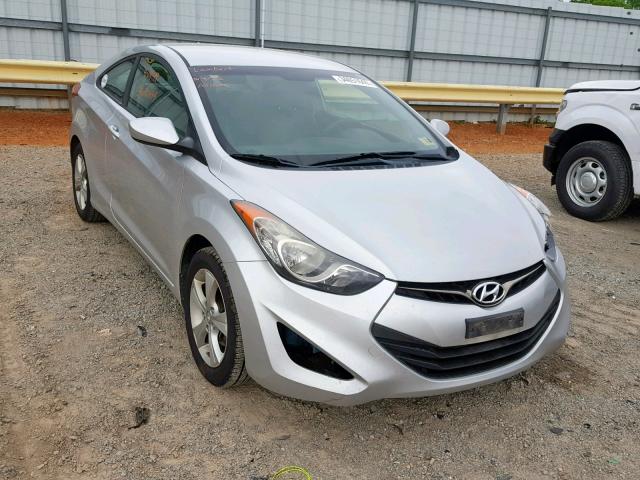 KMHDH6AE8DU004136 - 2013 HYUNDAI ELANTRA CO SILVER photo 1