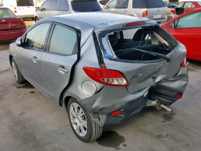 JM1DE1KZ2E0173580 - 2014 MAZDA MAZDA2 SPO GRAY photo 3