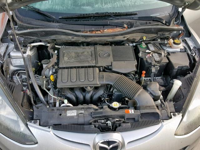 JM1DE1KZ2E0173580 - 2014 MAZDA MAZDA2 SPO GRAY photo 7