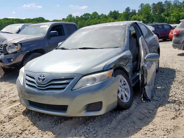 4T1BF3EK4BU756828 - 2011 TOYOTA CAMRY BASE GREEN photo 2