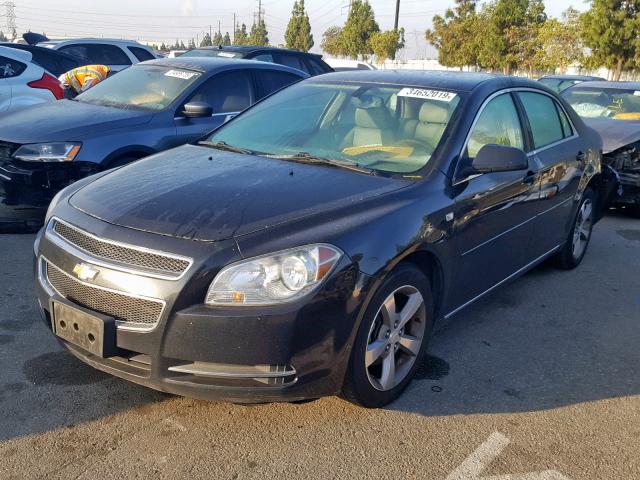 1G1ZJ57B08F259050 - 2008 CHEVROLET MALIBU 2LT BLACK photo 2