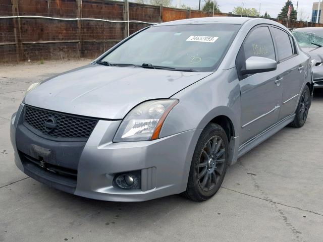 3N1CB61E37L700096 - 2007 NISSAN SENTRA SE- GRAY photo 2