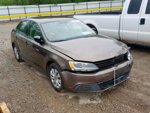 3VW2K7AJ7BM333246 - 2011 VOLKSWAGEN JETTA BASE GOLD photo 1