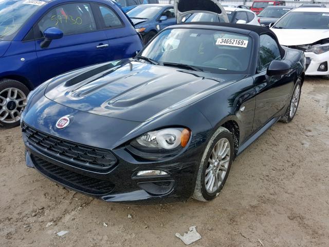 JC1NFAEK5H0119434 - 2017 FIAT 124 SPIDER BLACK photo 2