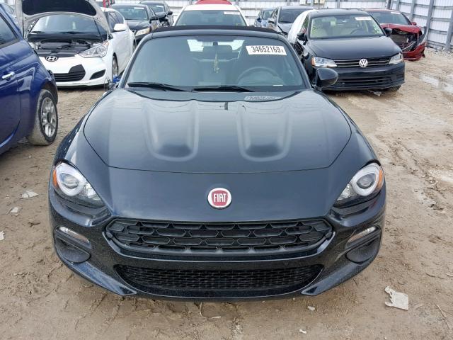 JC1NFAEK5H0119434 - 2017 FIAT 124 SPIDER BLACK photo 9