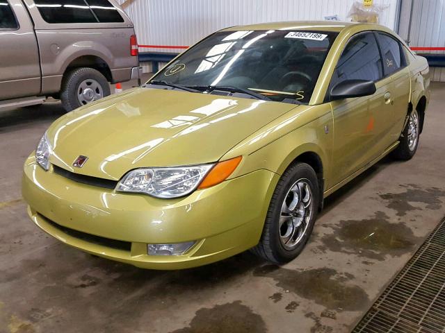 1G8AW12FX4Z152339 - 2004 SATURN ION LEVEL GREEN photo 2