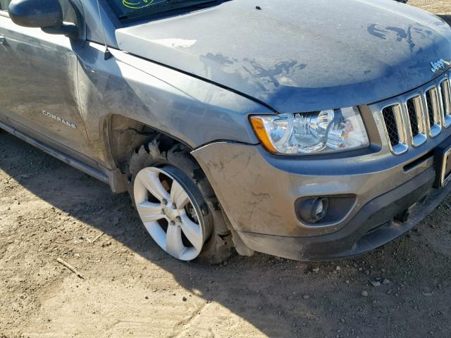 1J4NT1FAXBD243193 - 2011 JEEP COMPASS SP Сұр фото 9