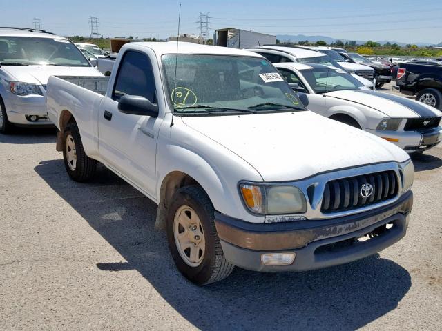 5TENL42N24Z307995 - 2004 TOYOTA TACOMA WHITE photo 1