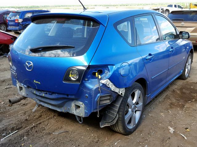 JM1BK143561471996 - 2006 MAZDA 3 HATCHBAC BLUE photo 4