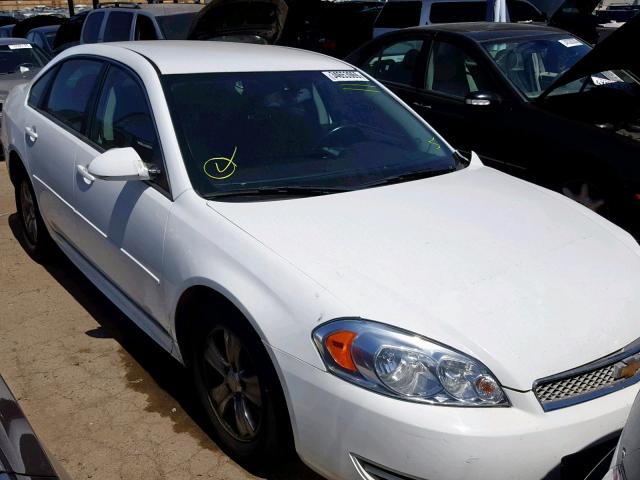 2G1WF5E35C1303513 - 2012 CHEVROLET IMPALA LS WHITE photo 1