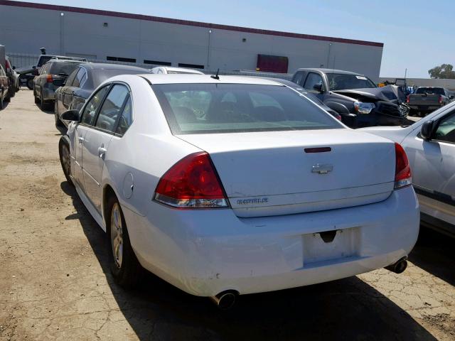 2G1WF5E35C1303513 - 2012 CHEVROLET IMPALA LS WHITE photo 3