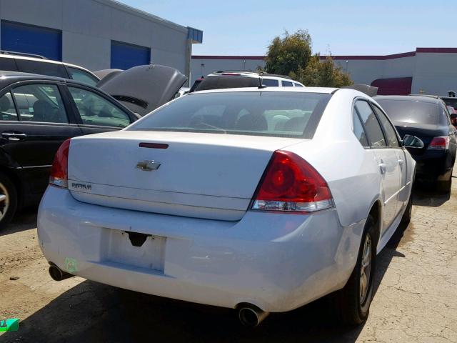 2G1WF5E35C1303513 - 2012 CHEVROLET IMPALA LS WHITE photo 4