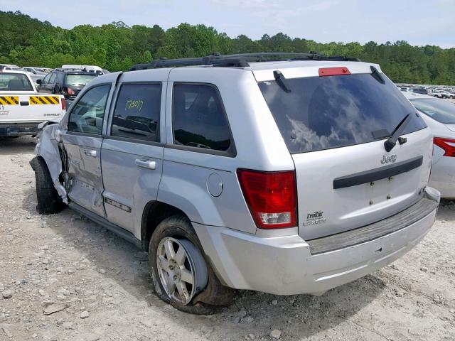 1J8GS48K98C246697 - 2008 JEEP GRAND CHER SILVER photo 3