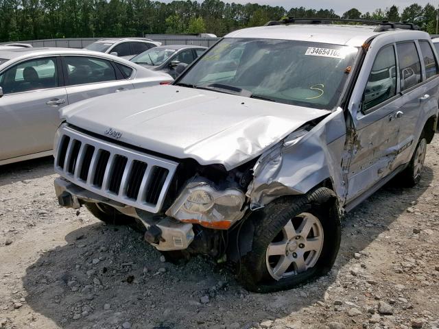 1J8GS48K98C246697 - 2008 JEEP GRAND CHER SILVER photo 9