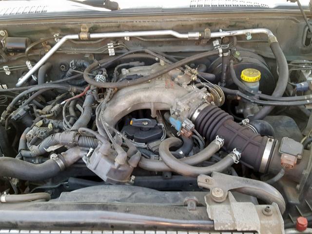 1N6ED27T72C373458 - 2002 NISSAN FRONTIER C GREEN photo 7