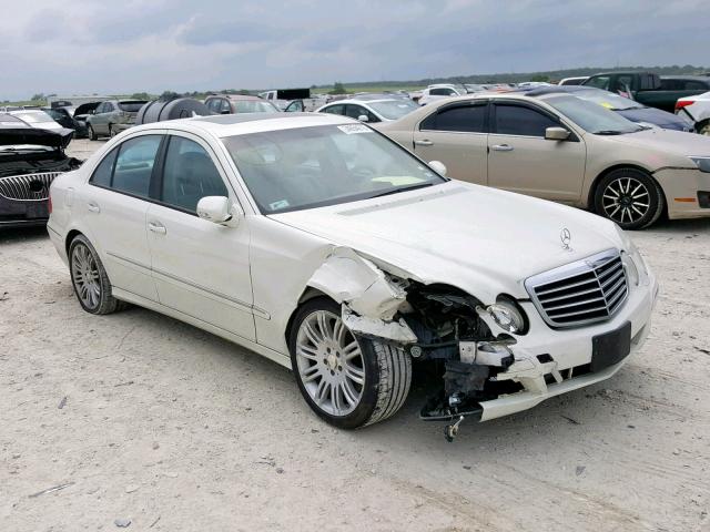 WDBUF56X58B354399 - 2008 MERCEDES-BENZ E 350 WHITE photo 1